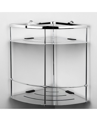 Полка корзина WasserKRAFT K-522 угловая Хром