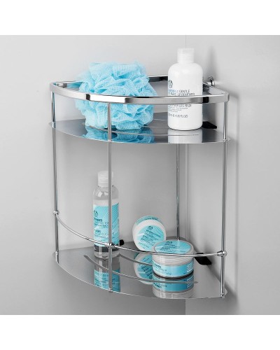 Полка корзина WasserKRAFT K-522 угловая Хром