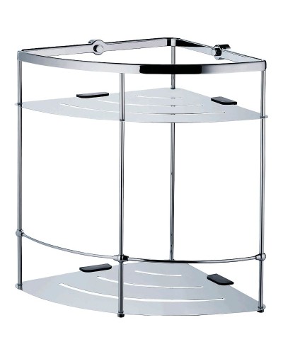 Полка корзина WasserKRAFT K-522 угловая Хром