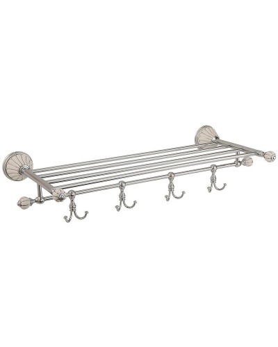 Полка для полотенец Migliore Olivia 17558 Хром Белый