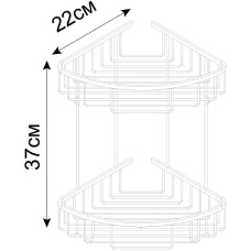 Полка корзина Fixsen Hotel FX-31051-2 Хром