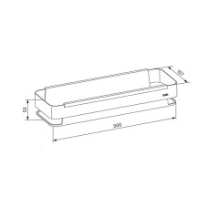 Полка корзина Iddis SHE13SBi44 Черный