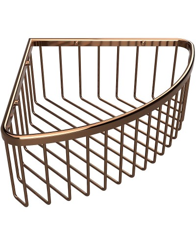 Полка корзина Bemeta Coral 158208312 угловая Медное золото глянец