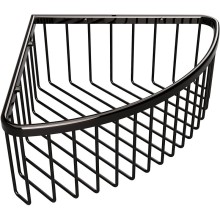 Полка корзина Bemeta Hematit 159208312 угловая Антрацит глянец