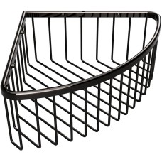 Полка корзина Bemeta Hematit 159208312 угловая Антрацит глянец