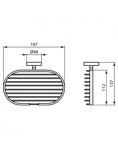 Полка корзина Ideal Standard IOM A9112AA Хром