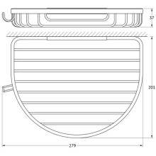 Полка 27,9 см FBS Ryna RYN 010