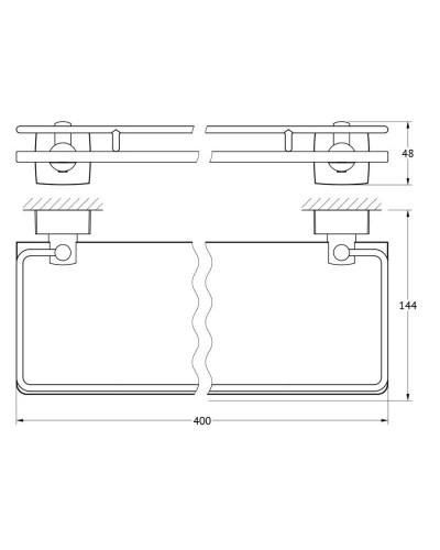 Полка 40 см FBS Esperado ESP 014