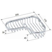 Полка Remer Bagno RB273CR