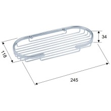 Полка Remer Bagno RB282CR