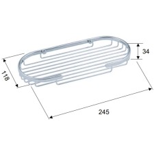 Полка Remer Bagno RB282CR