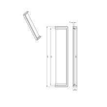 Полка AltroBagno Aperto 082802 Cr