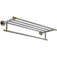 Полка для полотенец Migliore Mirella 17289 Хром Золото
