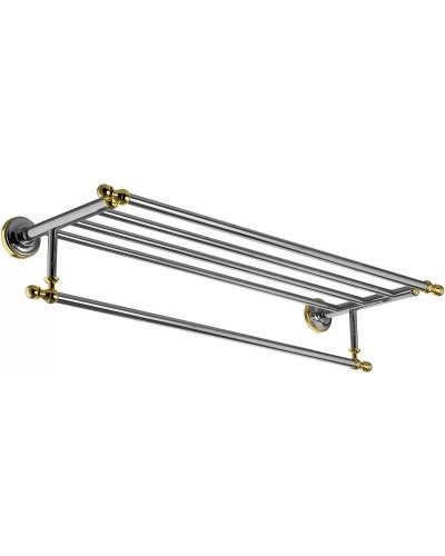 Полка для полотенец Migliore Mirella 17289 Хром Золото