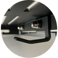 Металлическая полка Ravak Slim S X07P575 Черный Хром