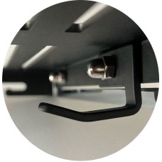 Металлическая полка Ravak Slim S X07P575 Черный Хром