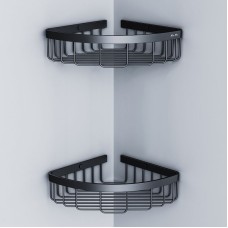 Полка корзина AM.PM Sense L A7452222 угловая Черная матовая