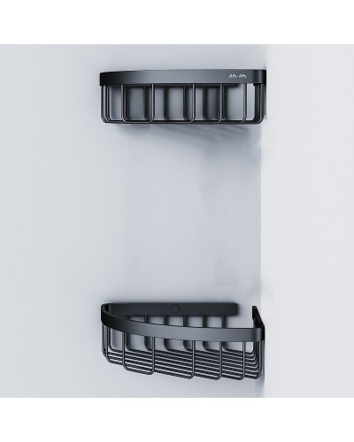 Полка корзина AM.PM Sense L A7452222 угловая Черная матовая