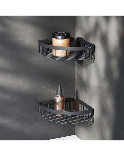 Полка корзина AM.PM Sense L A7452222 угловая Черная матовая