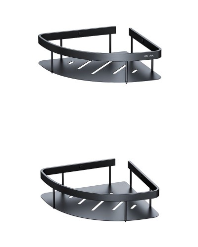 Полка корзина AM.PM Sense L A7454222 угловая Черная матовая
