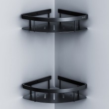 Полка корзина AM.PM Sense L A7454222 угловая Черная матовая