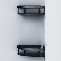 Полка корзина AM.PM Sense L A7454222 угловая Черная матовая