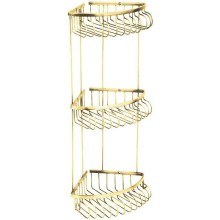 Полка корзина Boheme Imperiale 10428 угловая Золото