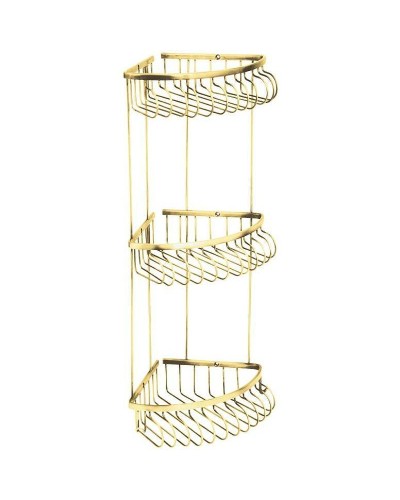 Полка корзина Boheme Imperiale 10428 угловая Золото