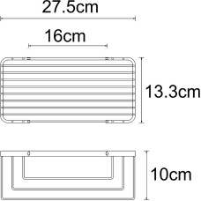 Полка корзина WasserKRAFT K-711N Никель