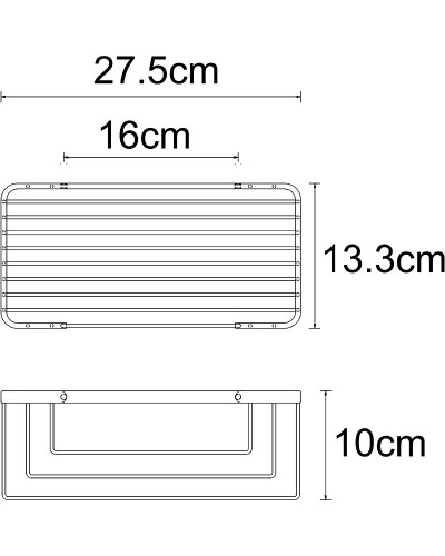 Полка корзина WasserKRAFT K-711N Никель