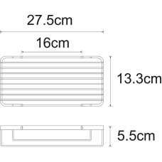 Полка корзина WasserKRAFT K-722W Белый