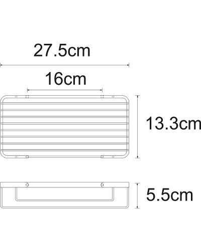 Полка корзина WasserKRAFT K-722W Белый