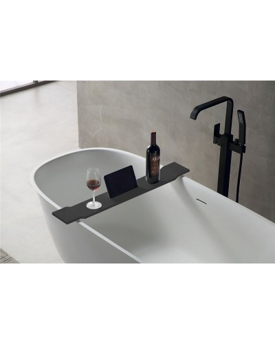 Полка для ванны Abber Stein AS1601MB Черная матовая