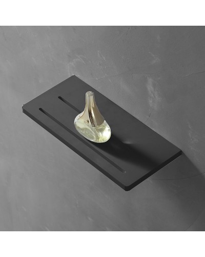 Полка из искусственного камня Abber Stein AS1653MB Черная матовая