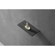 Полка из искусственного камня Abber Stein AS1653MB Черная матовая