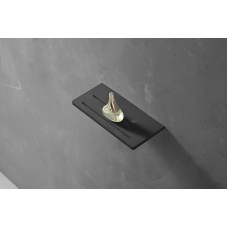 Полка из искусственного камня Abber Stein AS1653MB Черная матовая