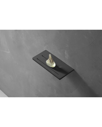 Полка из искусственного камня Abber Stein AS1653MB Черная матовая