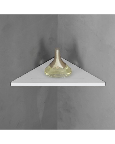 Полка из искусственного камня Abber Stein AS1652 угловая Белая