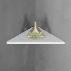 Полка из искусственного камня Abber Stein AS1652L угловая Белая