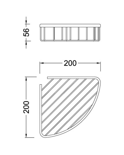 Полка 20х20 см Timo Nelson 150077/00