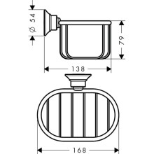 Полка 16,8 см Axor Montreux 42065820