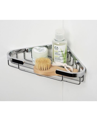 Полка корзина WasserKRAFT K-733 угловая Хром