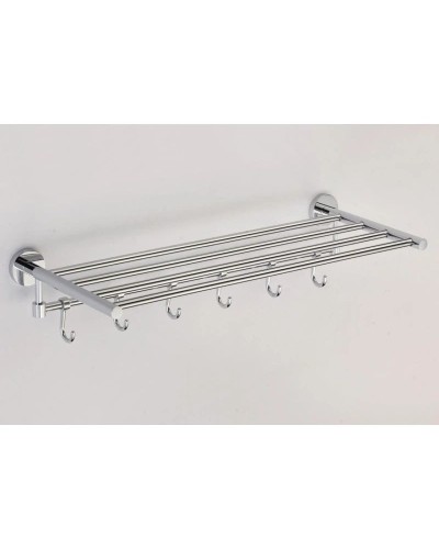 Полка для полотенец 59,4 см (6 крючков) Savol 87 S-608745