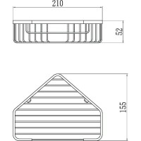 Полка угловая Savol S-002832-1