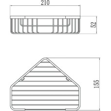 Полка угловая Savol S-002832-1