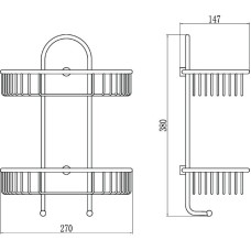 Полка Savol S-02722C