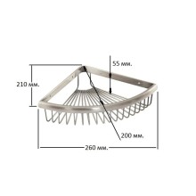 Полка угловая Magliezza Fiore 80103-CR