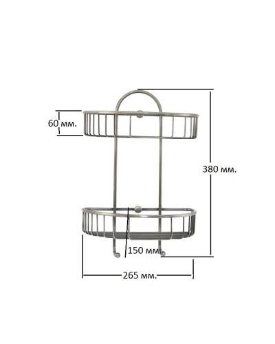 Полка Magliezza Fiore 80105-CR