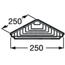 Полка угловая 25х25 см Roca Nuova 816534001