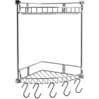 Полка корзина WasserKRAFT K-1222 угловая Хром